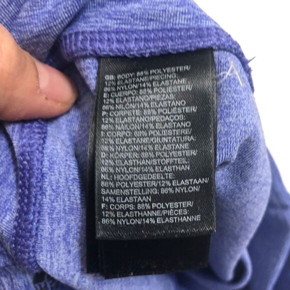 The north face DYNAMIX LEGGINGS cropped Capri yoga pants Lavender blue  XS - Picture 12 of 15